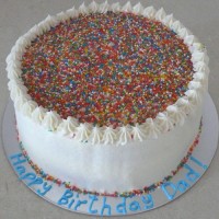 Sprinkles Buttercream Cake